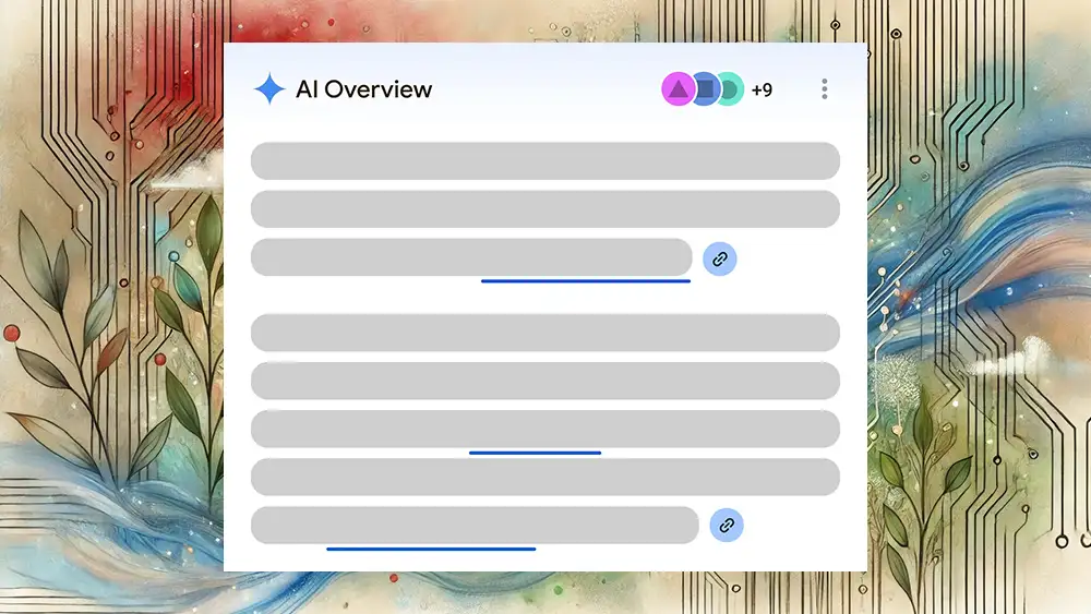 Una rappresentazione grafica delle AIO di Google